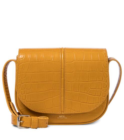 Betty croc-effect leather crossbody bag | A.P.C.