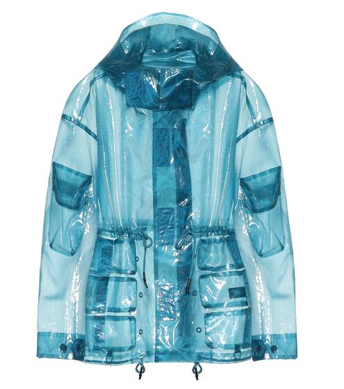 جاكيت من خامة شفافة مع غطاء للرأس | Undercover