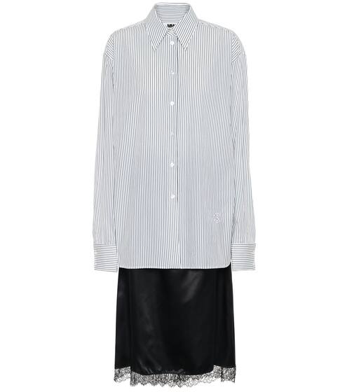 Striped cotton-blend dress | MM6 Maison Margiela
