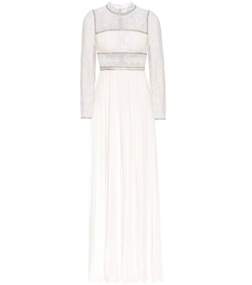 Embellished lace maxi dress | Self-Portrait