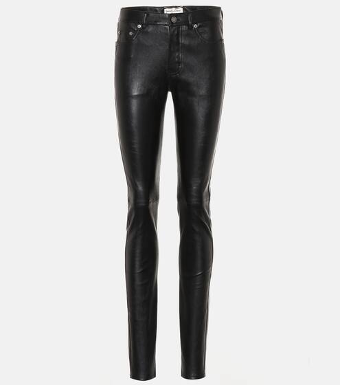 Leather skinny pants | Saint Laurent