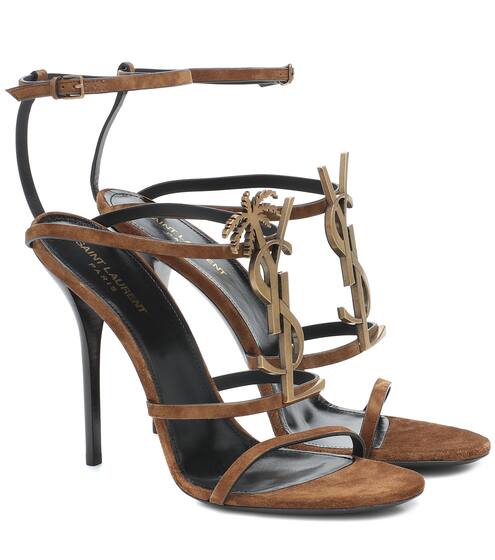 Cassandra suede sandals | Saint Laurent