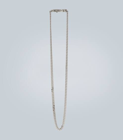 Rhodium-plated chain necklace | Tom Wood