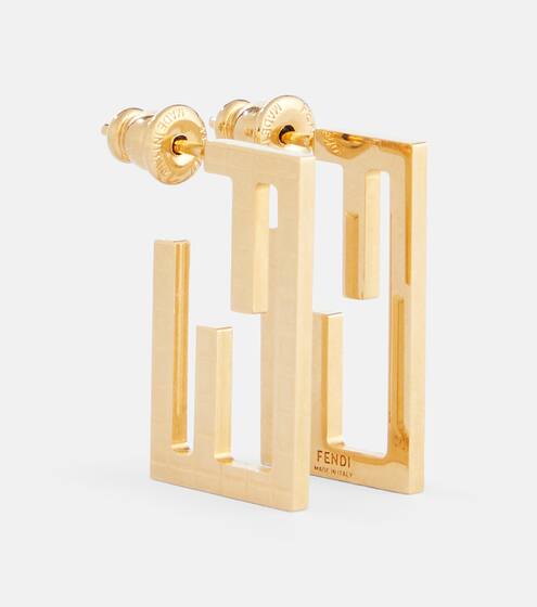 Crystal-embellished stud earring | Fendi