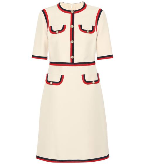 Embellished wool and silk dress | Gucci