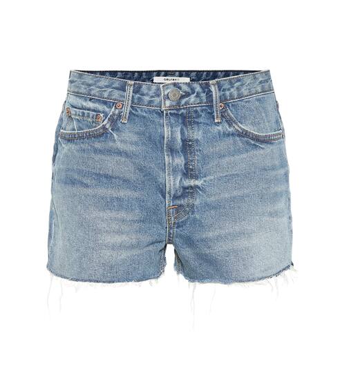 Cindy high-rise denim shorts | Grlfrnd