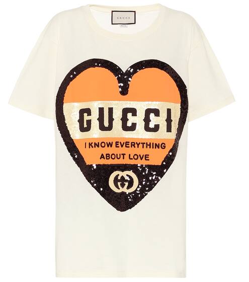 Verziertes T-Shirt aus Baumwolle | Gucci