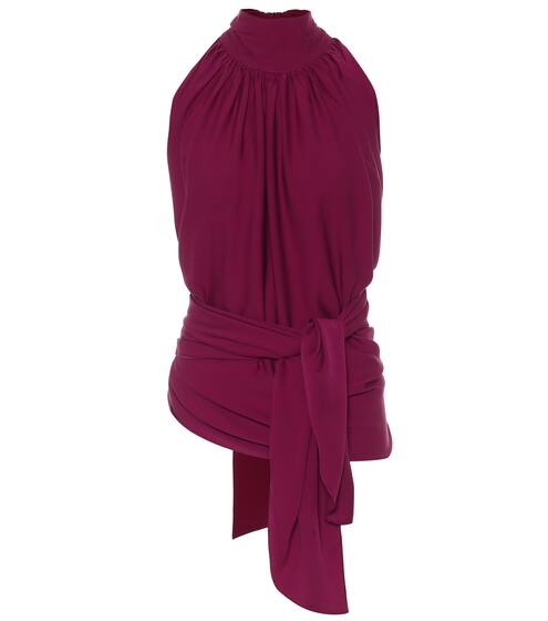 Abitata silk turtleneck top | Max Mara