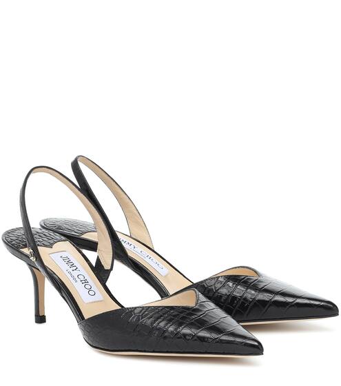 Thandi 65 leather slingback pumps | Jimmy Choo