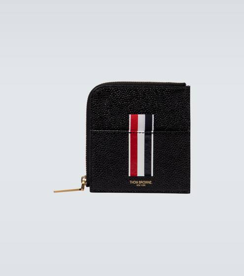 محفظة من الجلد بشكل المربّع | Thom Browne