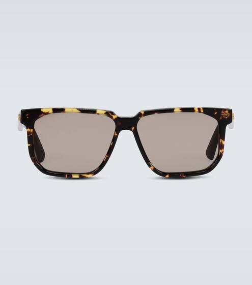 Square frame acetate glasses | Bottega Veneta