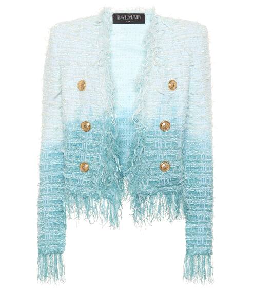 Fringed tweed jacket | Balmain