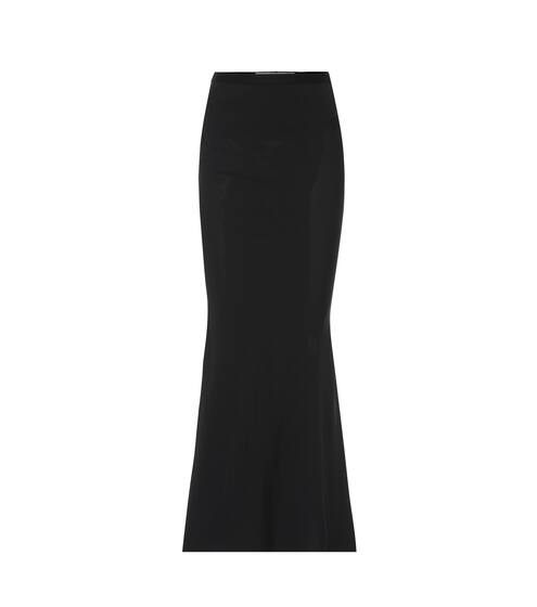 Bias-cut crêpe maxi skirt | Rick Owens