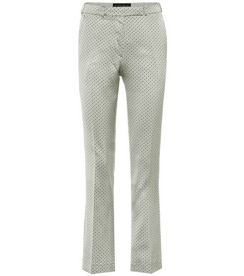 Cropped mid-rise straight pants | Etro
