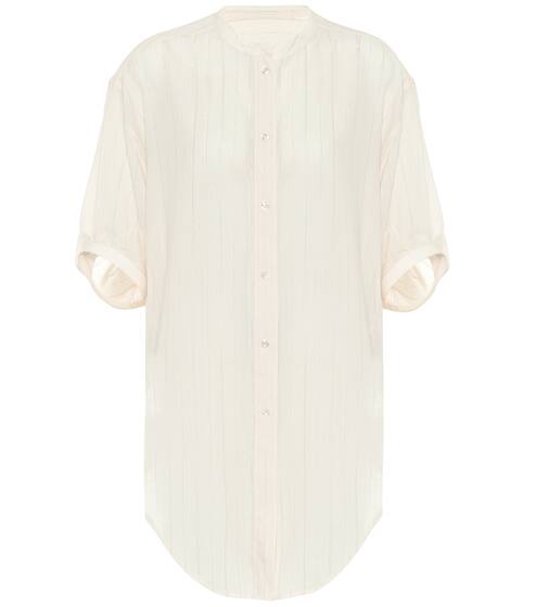 Metallic wool-blend shirt | Saint Laurent