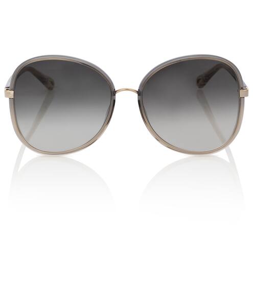 Franky oversized round sunglasses | Chloé