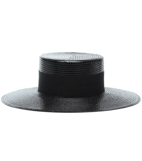 Wide-brimmed straw hat | Saint Laurent