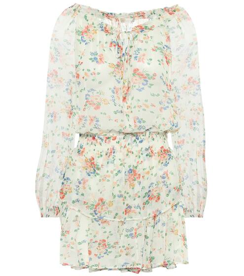 Popover floral silk minidress | LoveShackFancy