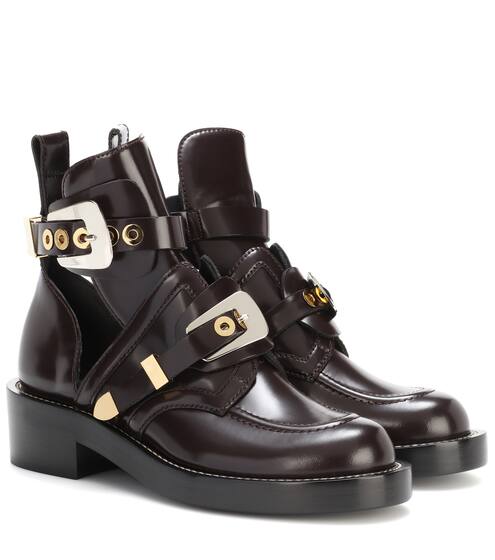 Ceinture leather derby boots | Balenciaga