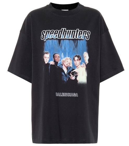 Bedrucktes T-Shirt aus Baumwolle | Balenciaga