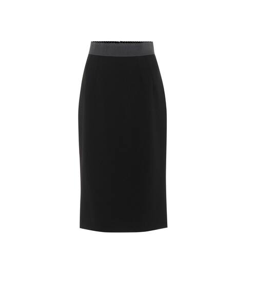 Stretch wool pencil skirt | Dolce & Gabbana