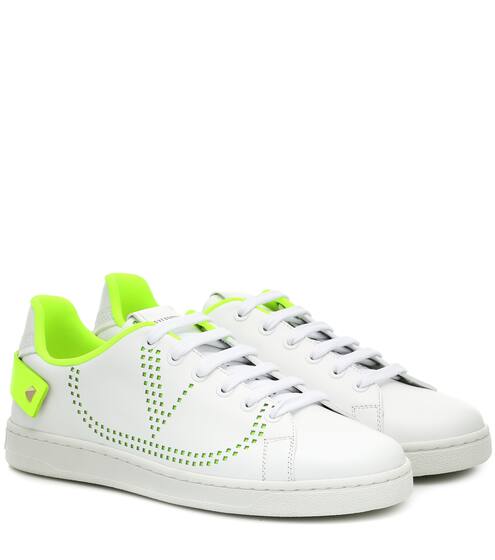 Valentino Garavani BACKNET leather sneakers | Valentino