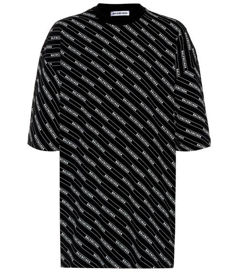 Logo cotton jersey T-shirt | Balenciaga