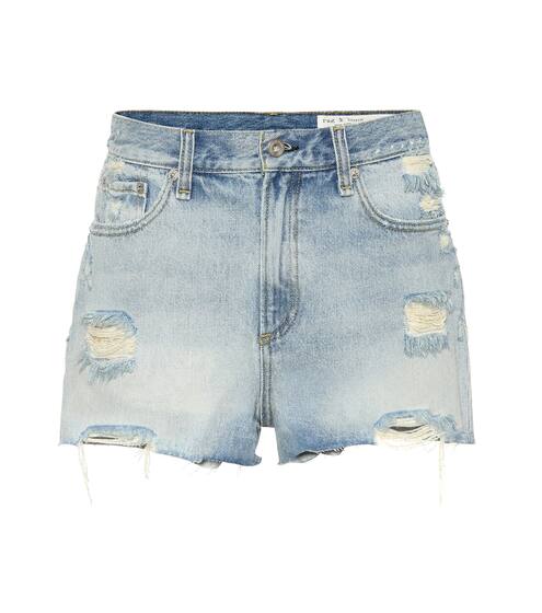 Maya high-rise denim shorts | Rag & Bone
