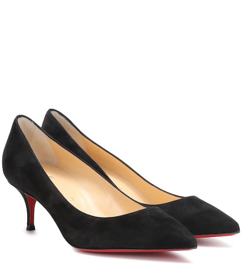 حذاء من الجلد السويدي Kate 55 | Christian Louboutin