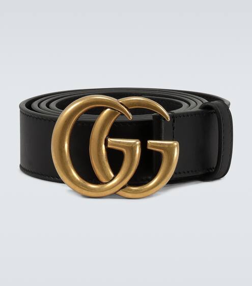 Ceinture en cuir à boucle Double G | Gucci