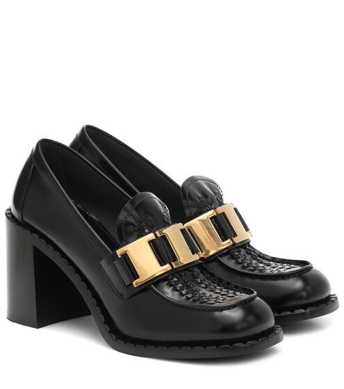 Leather loafer pumps | Prada