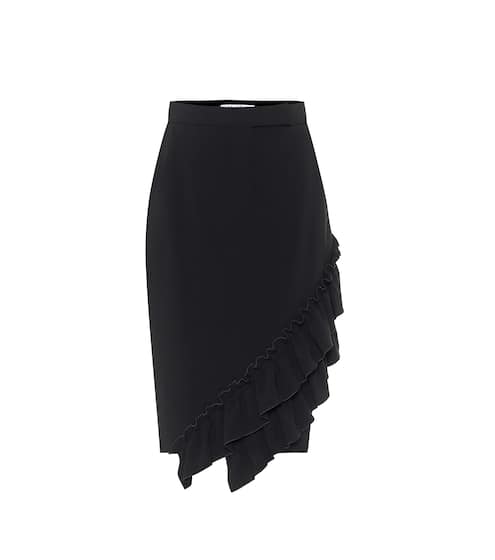 Eles ruffled cady pencil skirt | Max Mara