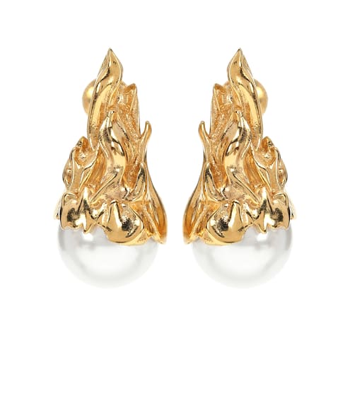 Pearl In Heat earrings | Alan Crocetti
