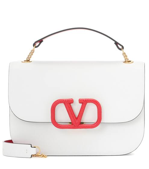 Valentino Garavani VLOCK Small leather shoulder bag | Valentino