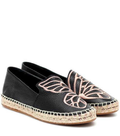 Butterfly leather espadrilles | Sophia Webster