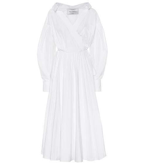 Cotton-blend maxi dress | Valentino