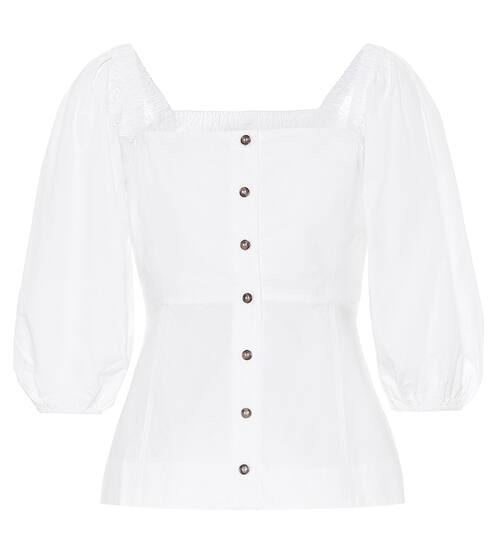 Bluse aus Baumwollpopeline | Ganni