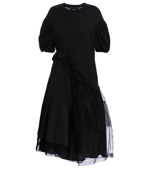 فستان ميدي من القطن المخلوط | Simone Rocha