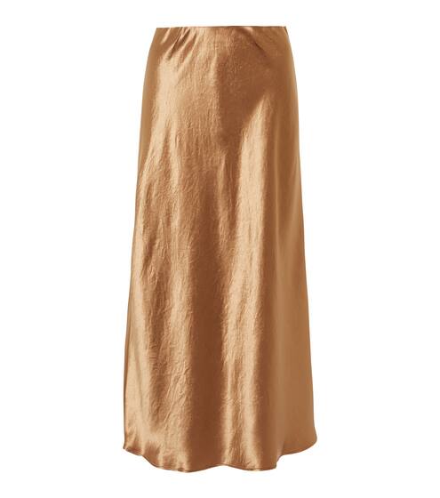 Alessio satin midi skirt | Max Mara
