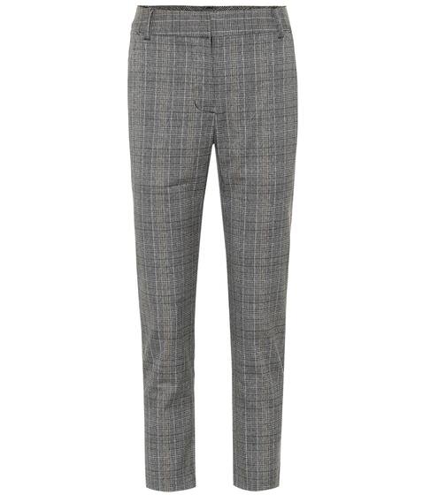 Carilla mid-rise straight pants | Velvet