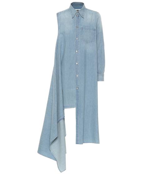 Asymmetrical denim dress | MM6 Maison Margiela