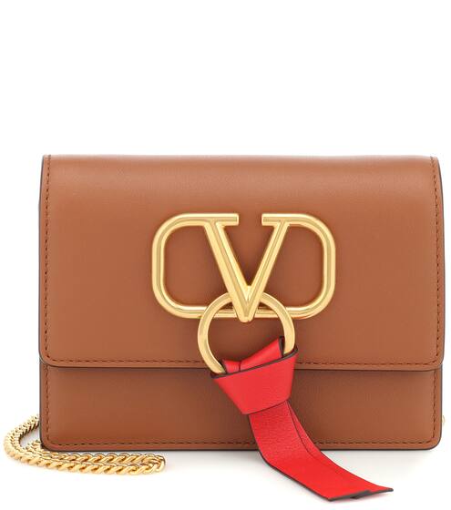 Valentino Garavani VRING leather shoulder bag | Valentino