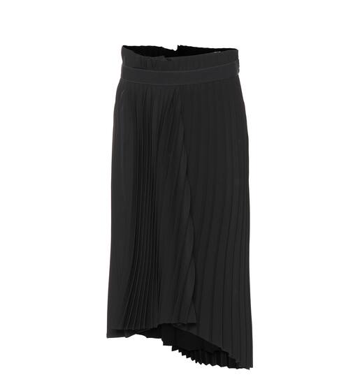 Asymmetric pleated skirt | Balenciaga