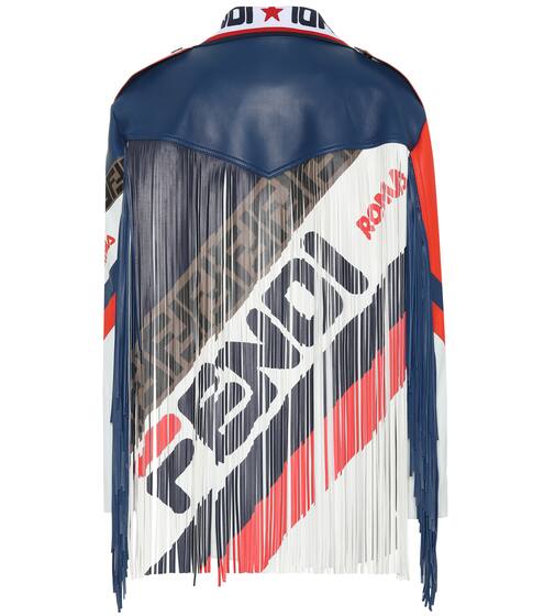 FENDI MANIA leather jacket | Fendi
