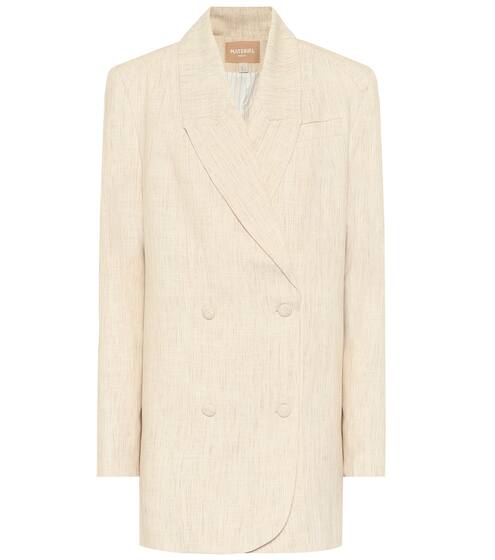 Double-breasted twill blazer | Matériel Tbilisi