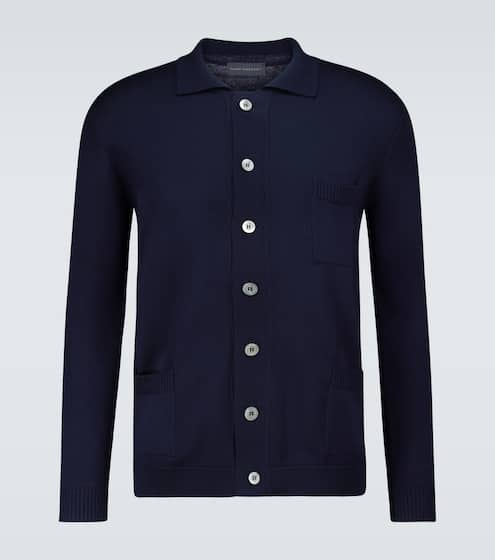 كارديغان من صوف المارينو | Thom Sweeney