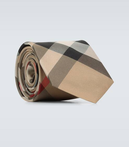 Karierte Seidenkrawatte Monston | Burberry