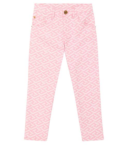 La Greca printed jeans | Versace Kids