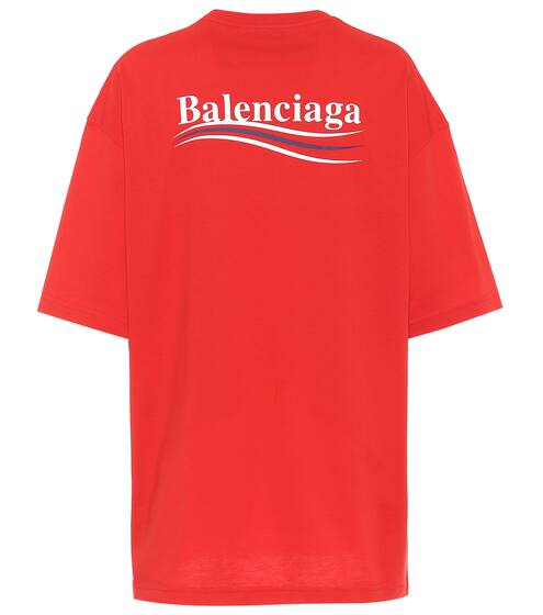 Printed cotton T-shirt | Balenciaga
