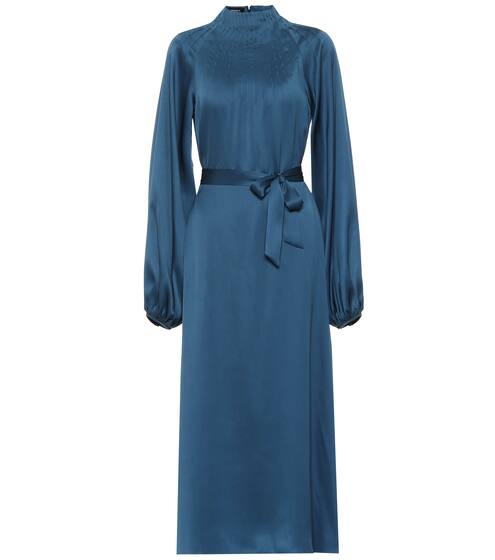 Silk midi dress | Rochas